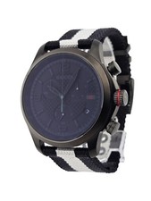 Gucci G-Timeless Chronograph Black Dial Nylon Strap Men's Watch - YA126244A