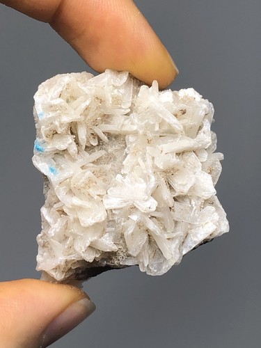 Cavansite + White Heulandite Specimen India Blue Crystal Reiki Healing N43 - Picture 4 of 12