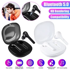 Mini TWS Wireless Bluetooth 5.0 Touch Headset In ear HiFi Handsfree Earbuds IPX5