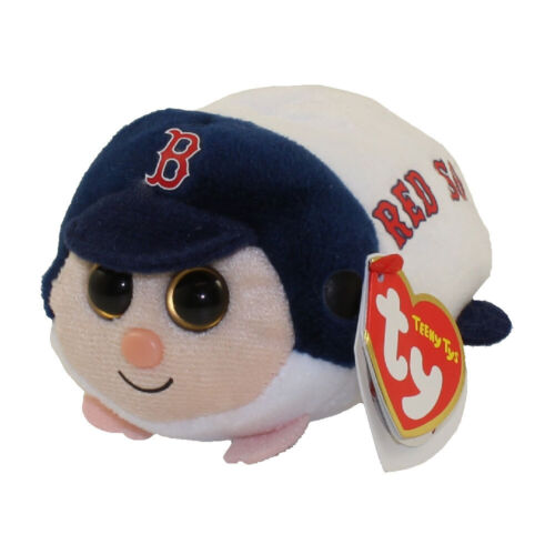 TY Beanie Boos - Teeny Tys Stackable Plush - MLB - BOSTON RED SOX  - New - Picture 1 of 1