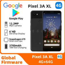 Original Google Pixel 3a XL 4GB+64GB ROM 6.0"12.2MP+8MP Fingerprint Mobile Phone
