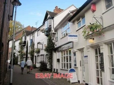 PHOTO  CHURCH LANE STAFFORD A SMALL STREET OF PICTURESQUE OLD BUILDINGS LEADING