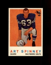 1959 Topps Football #171 Art Spinney STARX 9 MINT  (CS133193)