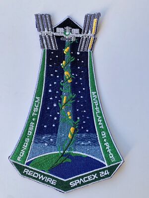 Original SPACEX CRS-24 NASA COMMERCIAL ISS RESUPPLY MISSION PATCH SOLAR ...