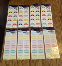 Sticko Stickers 8 Packs New Labels/Contents