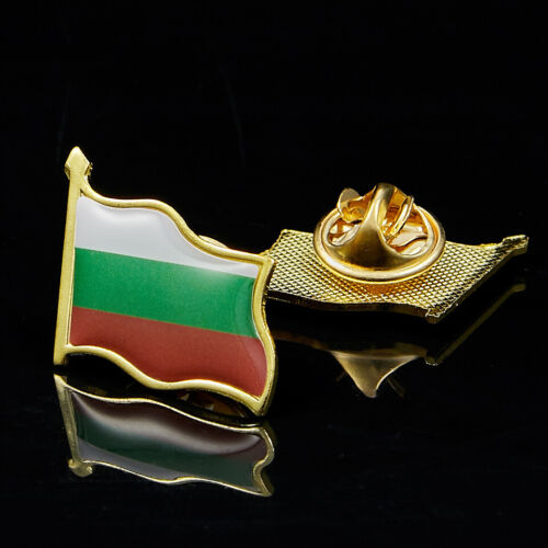 Bulgaria Country Flag Waving Lapel Pin Brooch Badge Clothes Decor Accessories - 第 1/8 張圖片