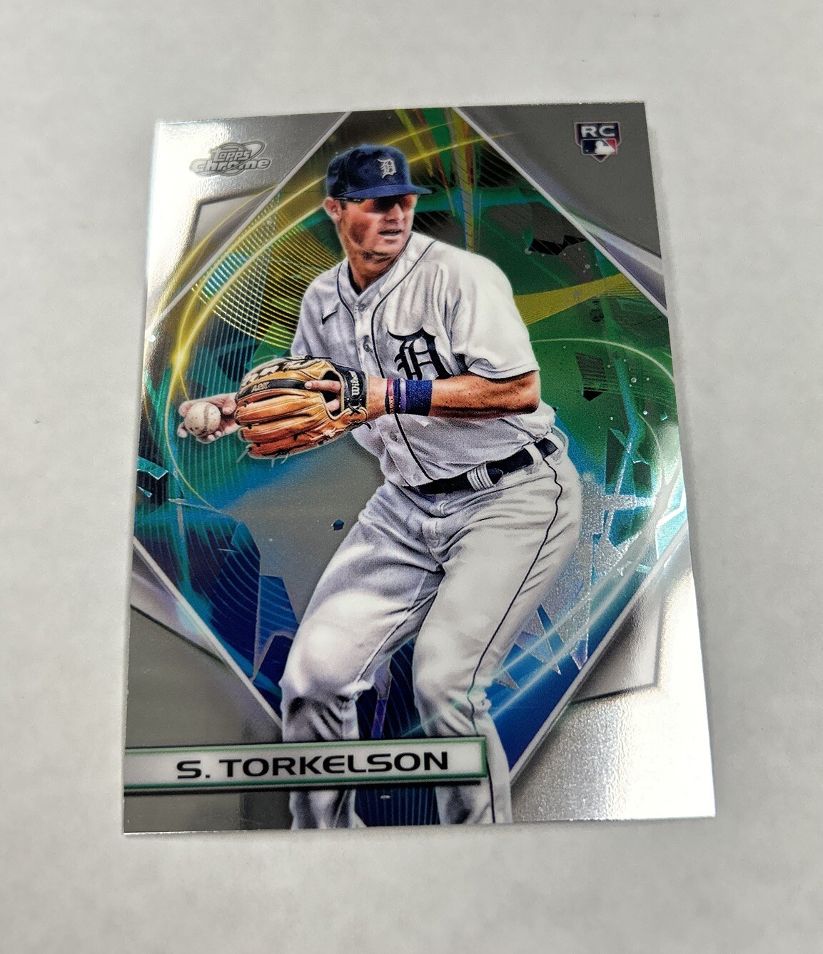 2022 Topps Chrome Cosmic Base #23 Spencer Torkelson Rookie RC - Detroit Tigers