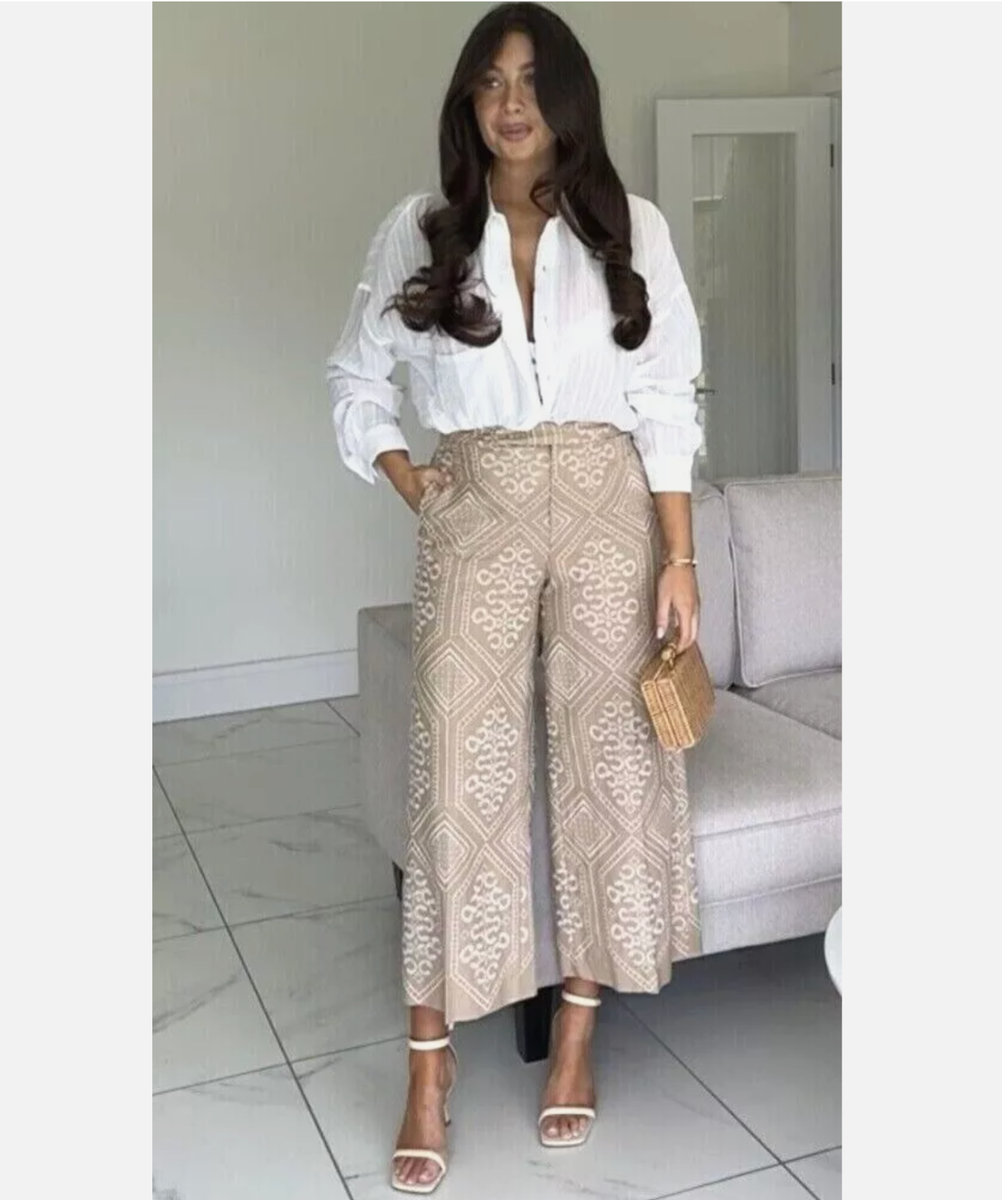 シェリエ Handmade stitch wool culottes stitch tweed culottes – shéller / シェリエ