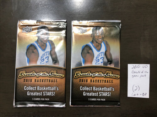 (2) 2010 Upper Deck Greats of the Game Pack Look For Michael Jordan AUTO Jersey - Picture 1 of 2
