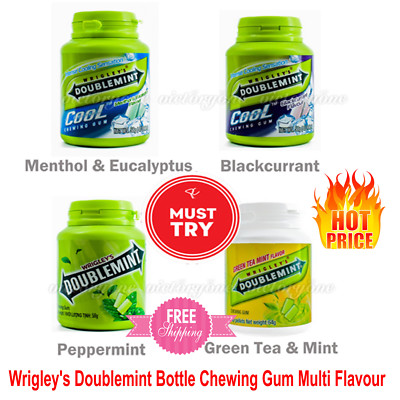 Mint Chewing Gum Wrigley S Doublemint Gum Base Bottle Sweet Multi Flavor 58g Ebay