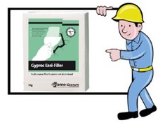 Gyproc Toupret Easi-Fill 45 minutes 1kg bag Filling Jointing Compound Stock UK 