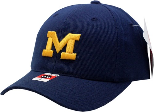 Michigan Wolverines Fitted Hat Logo 