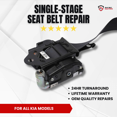 SINGLE STAGE SEAT BELT REPAIR SERVICE FOR KIA OEM ALL MAKES ALL MODELS