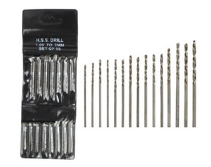 15PC MICRO-DRILL BIT MINI SET HIGH 