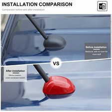 Autotecnica Antenna / Aerial Only Stubby Bee Sting for Suzuki Jimni 4th Gen 2019 > - Black