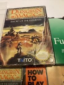 Dungeon Magic (Nintendo NES) Complete in Box CIB W/ Poster