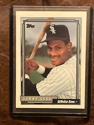 1992 Topps - #94 Sammy Sosa Chicago White Sox Card Wrong