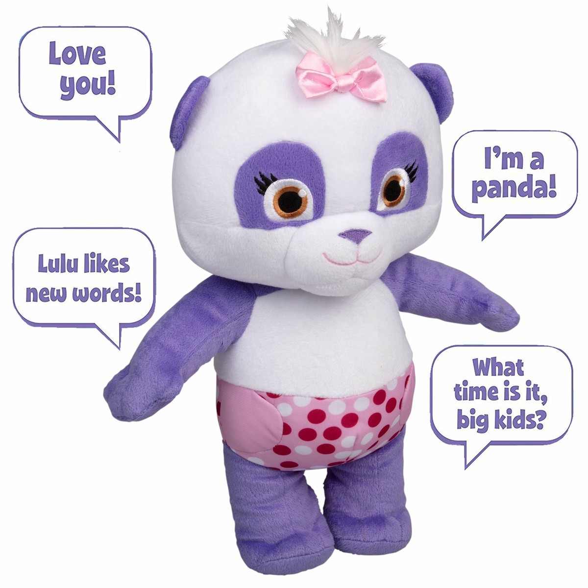 Snap Toys Word Party Talking 12 Inch Baby Lulu Plush Press