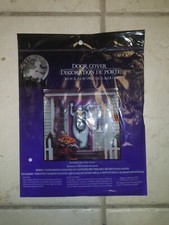 Halloween Decoration Trick or Treat Ghost Door Cover-30"x72"-New