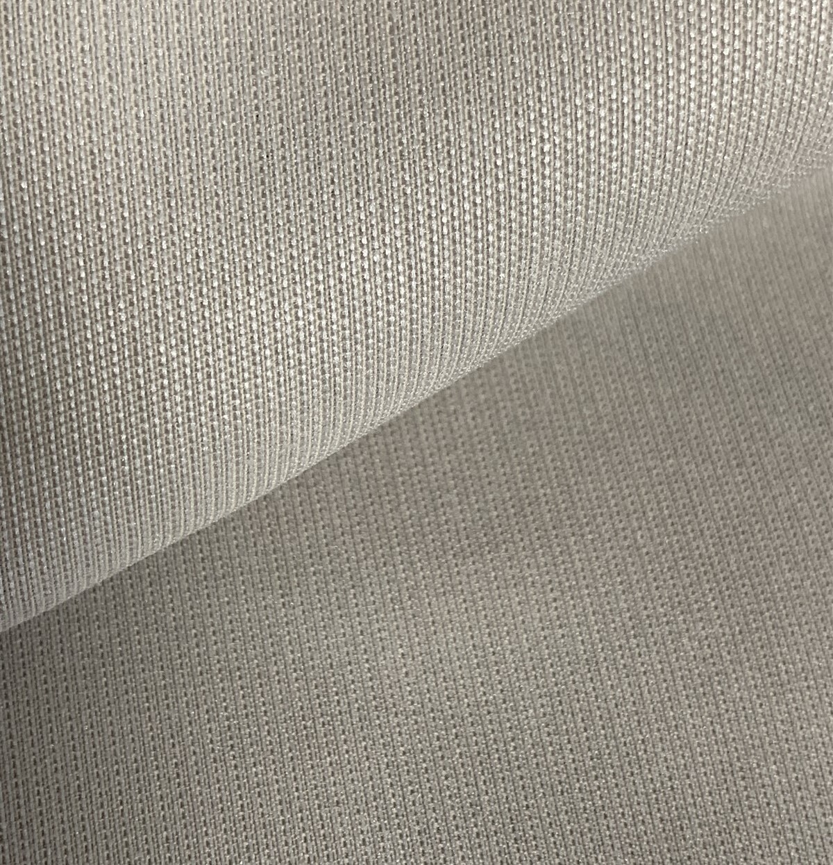 NOS Knoll/Luna Fabric Kandelo/Luminescente 20 Yards 66" Wide Silver Please Read