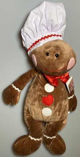 Neu mit Etikett Ganz Ginger Bread Man Baker Gingerbaker Plüschpuppe Stofftier Weihnachten Spielzeug 17 Zoll - Bild 4 von 5