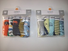 Carter's Underwear Underpants Boys 5pk Briefs Tag-Free 2-3 4-5 6-7 NIP