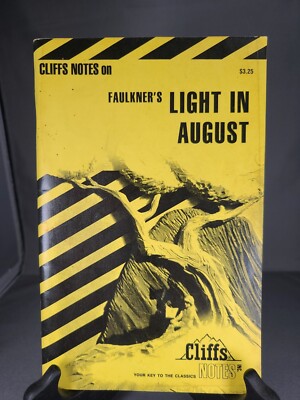 CliffsNotes on Faulkner's Light in August 9780822007449| eBay