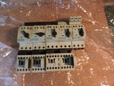 Lot 5 Siemens 3RV1021-1EA10 Circuit Breakers  4 3RT1017-1AF02 Contactors