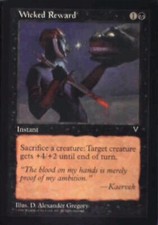 Wicked Reward - Visions: #75, Magic: The Gathering Nm R115