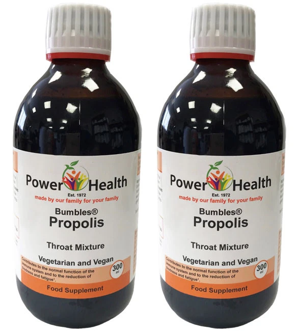 POWERHEALTH Power Health Bumbles Propolis Throat Mixture - 2 x 300ml - TWIN PACK