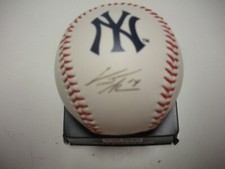 CURTIS GRANDERSON NEW YORK YANKEES BECKETT/COA SIGNED MLB BASEBALL