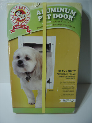 Ideal Pet Products DOG Door Magnetic Flexible Flap Medium Aluminum Frame 