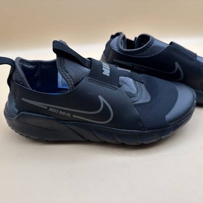 Nike Flex Runner 2 GS Youth Size 6Y Black Gray Slip-On Running Shoes NEW