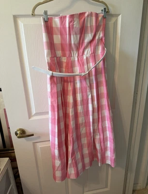 zara pink gingham dress MIDI - / White Gingham check print. Zara Gingham Dresses for Women
