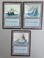Island x3 (All Versions), MTG Ice Age (1995), Basic Land NM