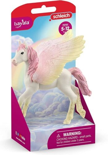 Bayala 70721 Sunrise Pegasus Foal Toy figura Schleich 91117 - Imagen 2 de 2