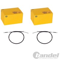 2X Hella Handbremsseile Passend FüR Toyota Celica