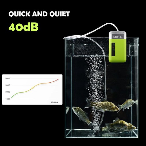 Angeln Sauerstoff Pumpe Automatische Induktion Wasser Absorber 3 Modi LED N2G9 - Bild 18 von 19