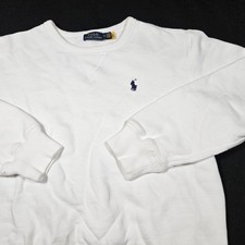 Polo Ralph Lauren Boy's Pullover Sweater White Medium