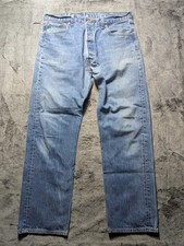 Vintage Levi's 501xx Button Fly Straight Leg Jeans Men's Size 40x33 Made In USA