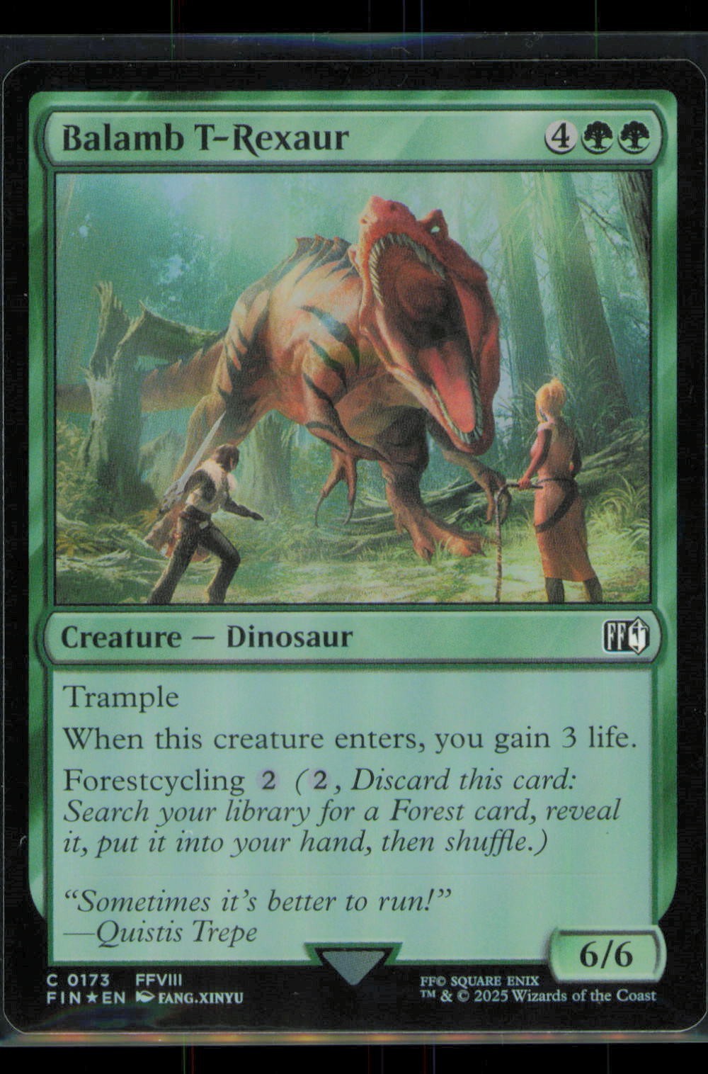 Balamb T-Rexaur C 0173 Final Fantasy Foil MTG