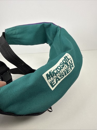 Marsupio marsupio vintage Microsoft anni 90 "Making It Easier" - Foto 3 di 14