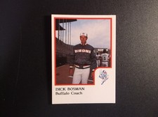 1986 ProCards Inc. Buffalo Bisons Dick Bosman