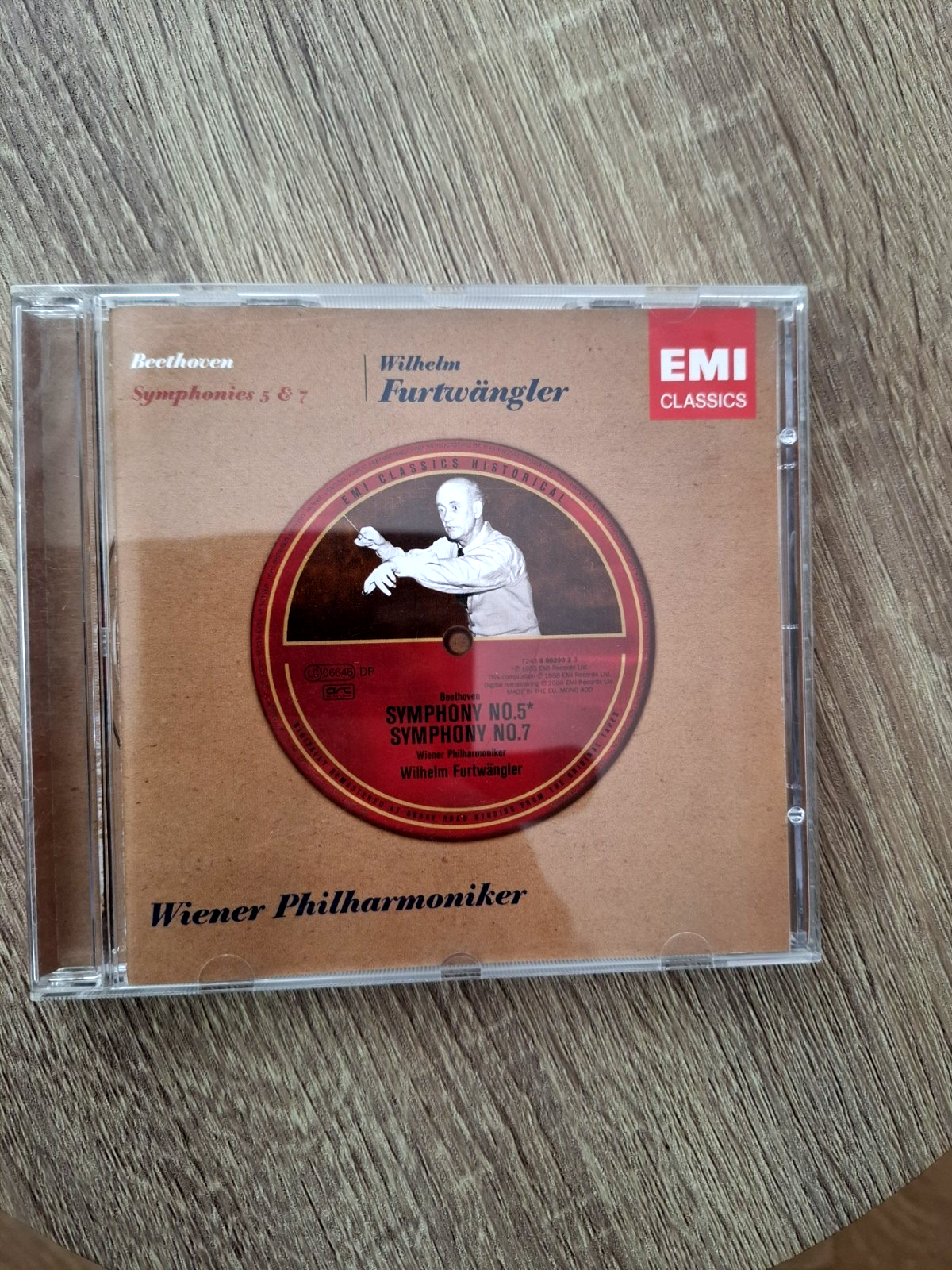 Ludwig Van Beethoven: Symphony Nos. 5 & 7: Wilhelm Furtwangler CD