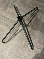Green Metal Folding Christmas Tree Stand Folds For Storage