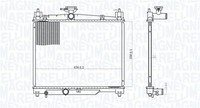 Magneti Marelli MotorküHler WasserküHler 350213164800 FüR Toyota Yaris SCP10_