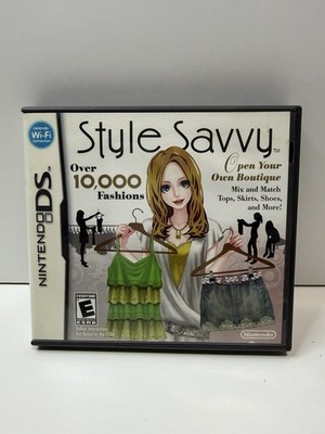 Style Savvy (Nintendo DS, 2009) Complete CIB w/ Inserts 