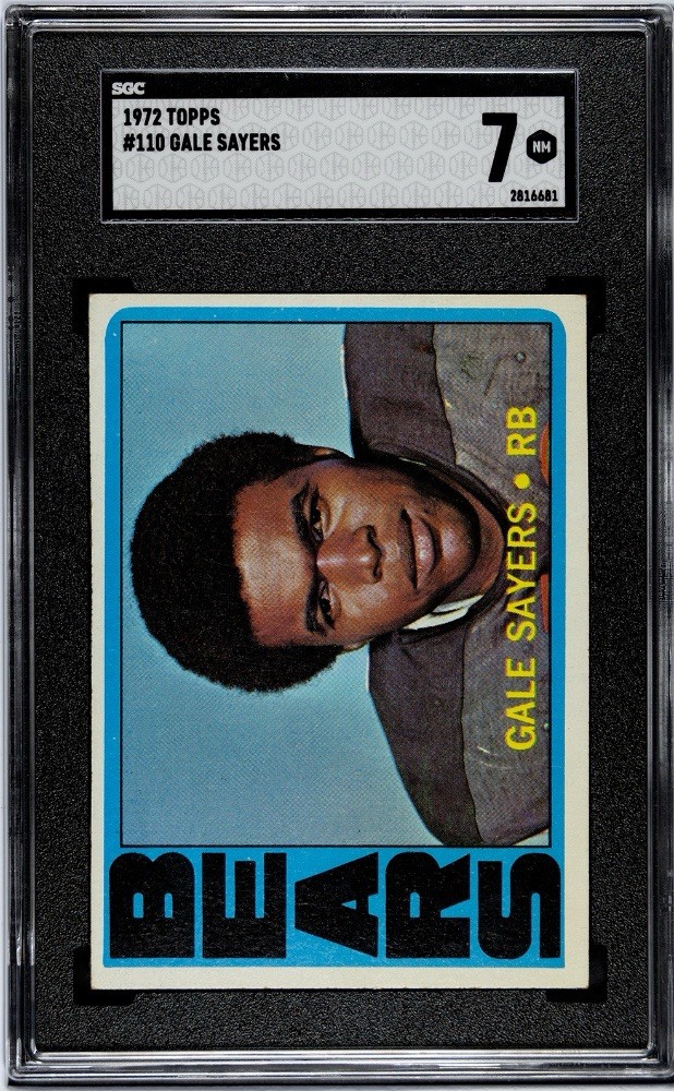 1972 Topps - Gale Sayers #110 SGC 7 NM