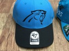 LOT OF 2 MENS OSFA - NEW '47 Brand New Era NFL Carolina Panthers Caps Hats — photo 2
