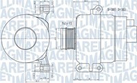 Lichtmaschine Generator 120A FüR Fiat 500 312 C 500L 351 352 500X 334 Ab 07->